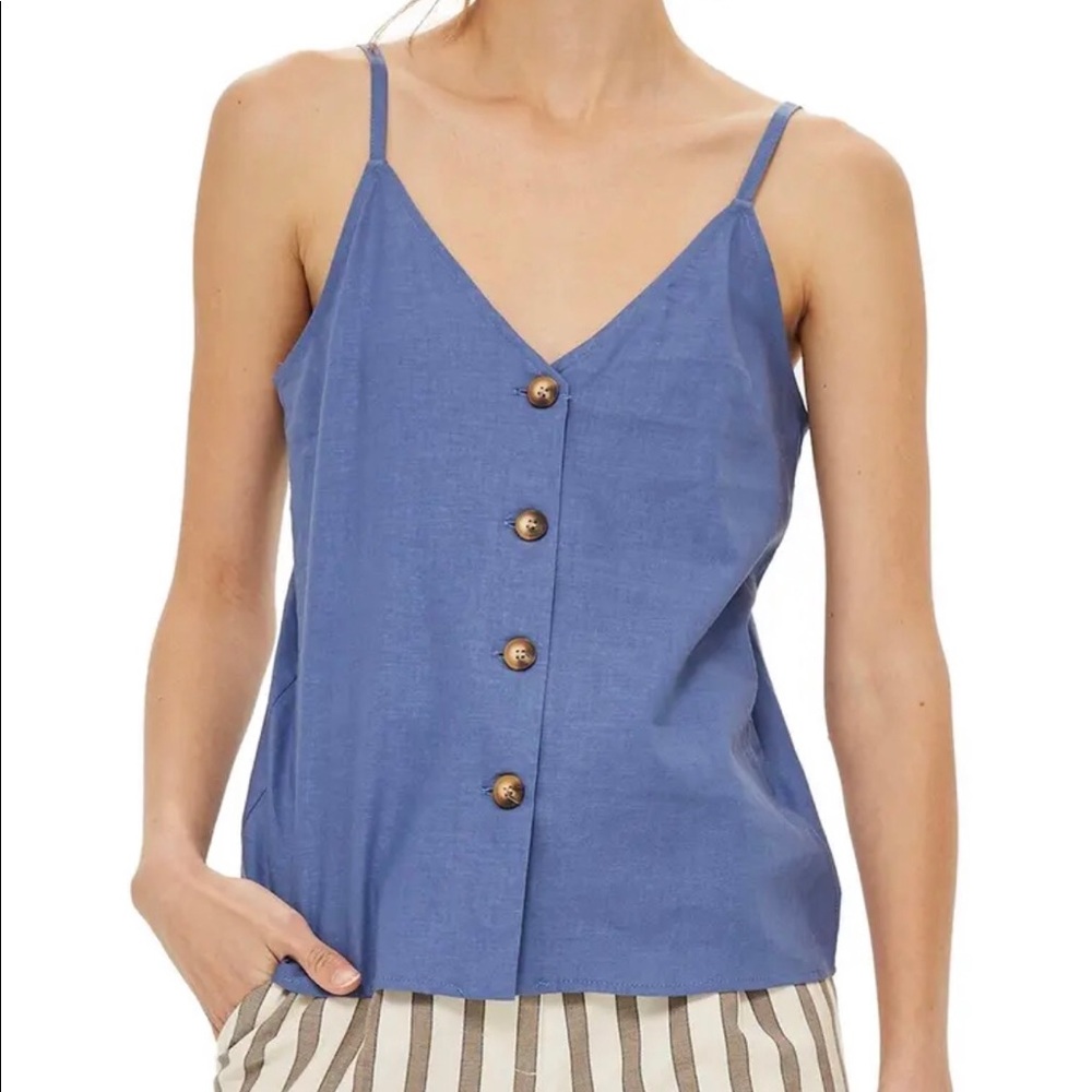 Topshop Button Camisole